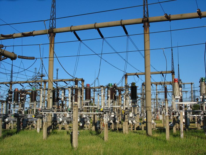 Electrical substation switchyard