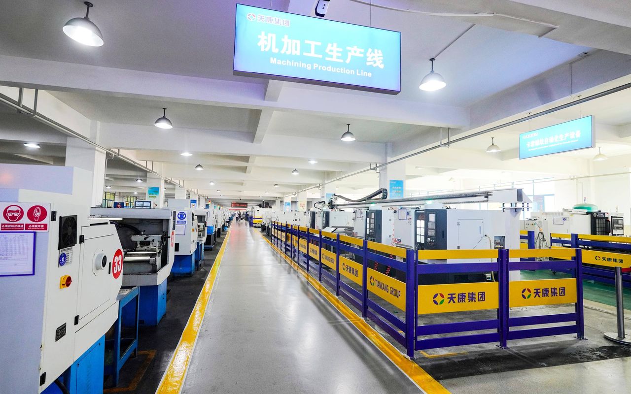 Instrument assembly line at Tiankang