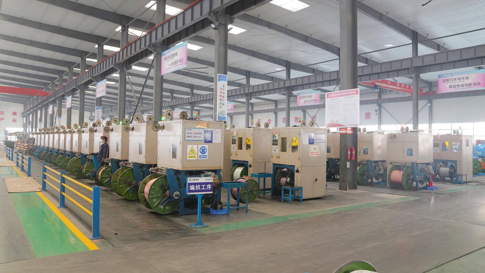 Cable manufacturing workshop of Anhui Tiankang Group